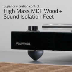 Fluance RT85 Reference HiFi Turntable, Ortofon 2M Blue Cartridge, Isolation Base