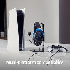 HyperX Cloud Wired Gaming Headset Black-Blue A3RL9AA 3.5mm PC/PlayStation/Xbox