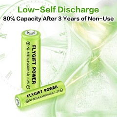 AA Rechargeable Batteries Solar Battery for Solar Lights (AA 900Mah 12 Pack)