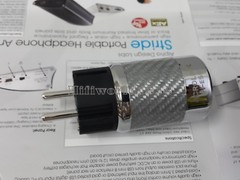 1Set AC Pure copper Platinum rhodium Power Plug Connector EU IEC Female Carbon