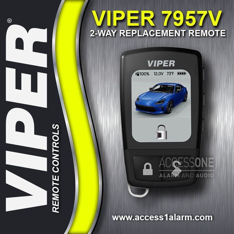 Viper 7756V Replacement NEW FOR 2025 The 7957V 2-Way Color LCD Remote Control
