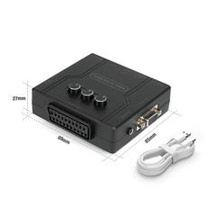 RGBS VGA to YPBPR Converter SCART to YPBPR For 480i 480p 576i 576p 720p 1080i