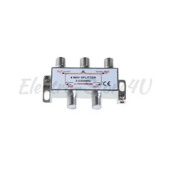 Coaxial Cable Splitter 2 3 4 6 8 Way RG6 RG59 Coax 5-2300 MHz Satellite HDTV