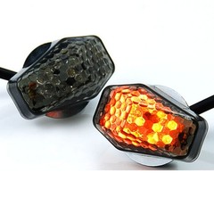 15 Amber LED Flush Mount Smoke Turn Signal Indicator Blinker Light Universal …