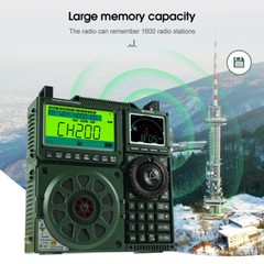 TR113 Shortwave Radio SSB Radio AM FM LW WB VHF UHF AIR CB Radio With Bluetooth