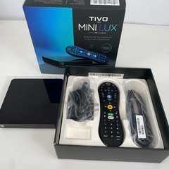 TiVo Mini LUX 4K (TCDA95000) Lifetime Voice GLO-Remote