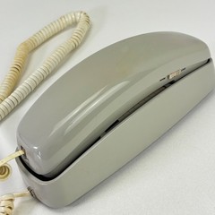 Corded Push Button Telephone Gray 1991 Landline Vintage AT&T Trimline 210