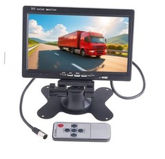 HD 7 Inch IPS Color LCD Screen Backup Camera Monitor, TFT Display, V1/V2 Two