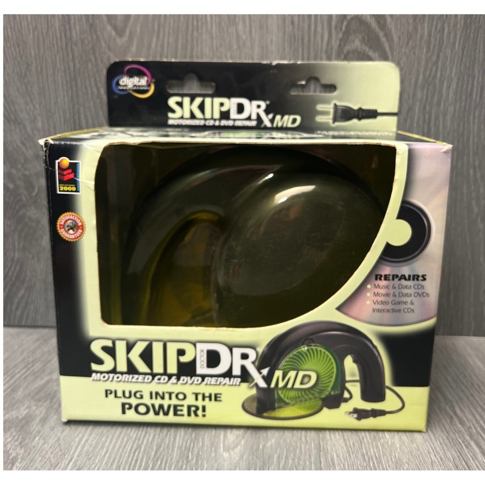 Digital Innovations SkipDoctor MD Motorized CD DVD Scratch Repair System 10111