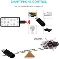 Portable OTG Smart Phone IR Infrared Remote Control Adapter For Android iOS APP✔