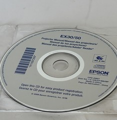 Epson EX30 Multimedia LCD Projector 63 Lamp Hours Tested Remote Carry Case