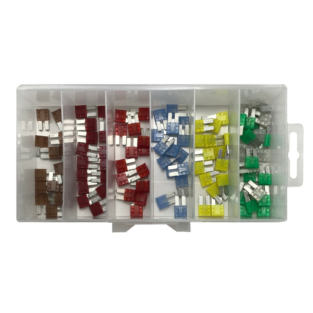 105 Piece ATR / APT Micro2 32V Mini Blade Car Fuse Assortment Kit – 5A to 30 Amp