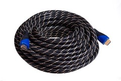 4K HDMI Premium Braided Cable 60Hz 1080P HDTV 3D PC PS5 1.5FT-50FT Multi-Pk LOT