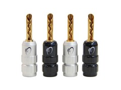 KnuKonceptz eKs-BP2 BFA Style Gold Plated Banana Plugs Pack of 4