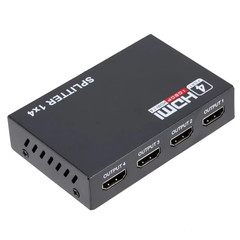 USB HDMI Splitter 1 In 4 Out Signal Amplifier Multiple Display HDTV Adapter Hub
