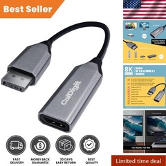 Active DP 2.0 to HDMI 2.1 Adapter – 8K & 4K Support for Gaming & Home Theatre