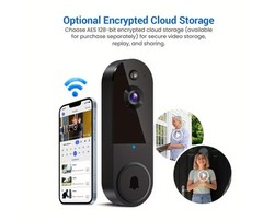 Wireless Video Doorbell Camera 1080p with Clear Night Vision for Front Door