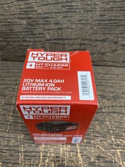 HYPER TOUGH 20V LITHIUM BATTERY PACK 4.0 AH NEW
