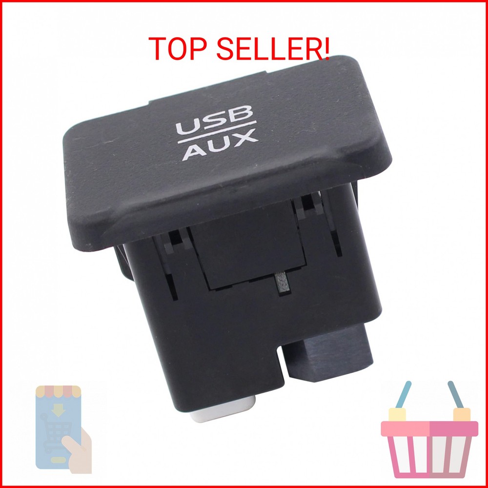 ApplianPar Auxiliary AUX USB Jack Port for Nissan Altima 2014-2016 Sentra 2014-2