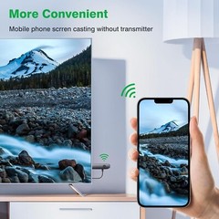Transmitter/Receiver Wireless HDMI 4K, 2160P, Plug & Play Portable 2.4G/5G, S174