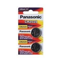Panasonic CR2025 Battery 3V Lithium Coin Cell 2 pcs CR2025 Batteries exp 2033