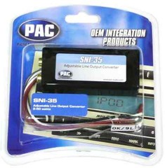 SNI-35 PAC / ADJUSTABLE LINE OUTPUT CONVERTER