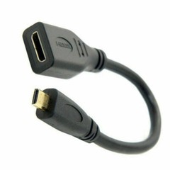 Hot Micro HDMI (Type D) Male to HDMI (Type A) Female Converter Cable For HDTV.