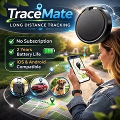 TraceMate GPS Tracker For iOS And Android . Waterproof No Monthly Fees