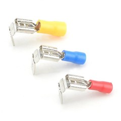 100pcs Mixed Insulated Piggy Back Spade Connectors | Crimp Terminals 10-22AWG⚡