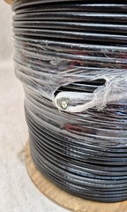 Amphenol RG6 Coaxial Cable 1000ft Trishield 18AWG Black 006277V14BK031SFTDR1