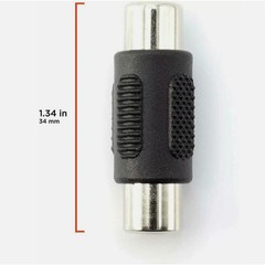 10-Pack Video Female to Female Jack Coupler Adapter Connector AV RCA Audio