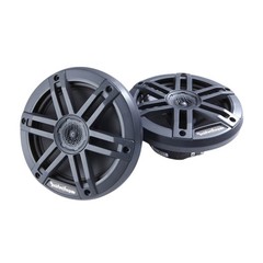 OPEN BOX Rockford Fosgate M0-65B 6.5″ 2 Way 250W Marine Grade Speakers (Black)