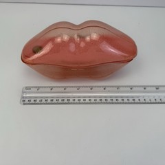 Lip Phone Bluetooth Receiver, Pink Wireless Retro Handset Open Box