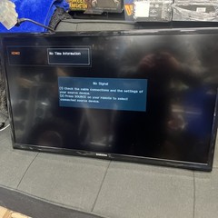 Black Samsung 32 In Model UN32EH4003FXZA NOT smart TV No Remote Yes HDMI Hookups