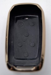 Dodge 5 Button Key Fob Cover 2019-2023 Black Gold Case w/ Keychain Tool