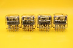 4x IN-12A or IN-12B ИН-12 Soviet Nixie Tubes for Clock / USED / Tested