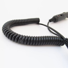 Car Cigarette Lighter Power Supply to 5.5 x 2.5mm DC Male Plug with Spring Cable