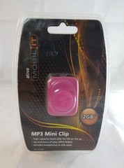 Ativa Mp3 Mobil It Mini Clip 2GB Music Player Pink