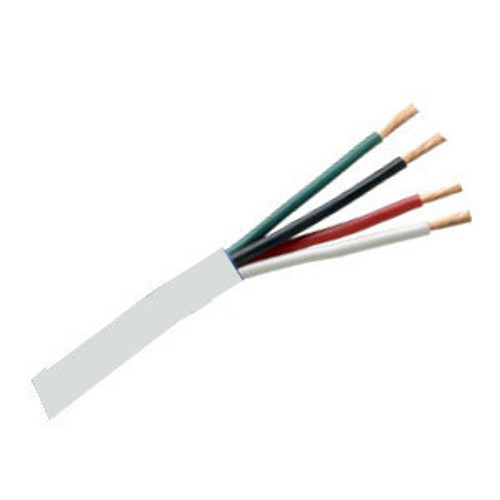 22/4 Security Alarm Audio Wire Cable 4 Conductor 22 AWG CMP Plenum CL3P 1000ft