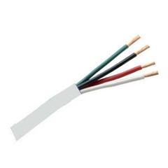 22/4 Security Alarm Audio Wire Cable 4 Conductor 22 AWG CMP Plenum CL3P 1000ft