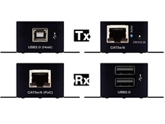 Key Digital KD-XUSB2 USB2.0 over CAT5e/6 50m Extender (Transmitter/Receiver) Kit