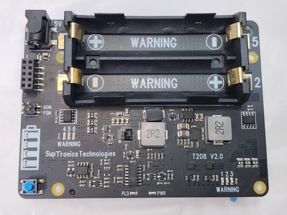 SupTronics Technologies T208 V2.0 UPS HAT for NVIDIA Jetson Nano *Tested READ