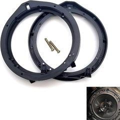 2 PCS Car Speaker Spacer Adaptor Ring, 6.5 Inches Stereo Speaker Adapter, ABS…