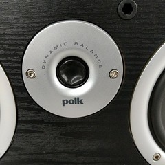 Polk Audio CSR Center Channel Speaker Black Dynamic Balance Home Theater