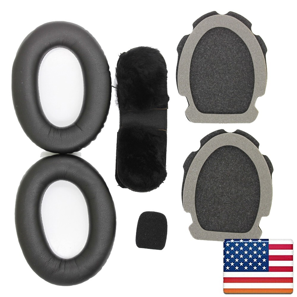 Ear Pads Headband Cushion Foam Mic Muff Kits For Bose Aviation Headset X A10 A20