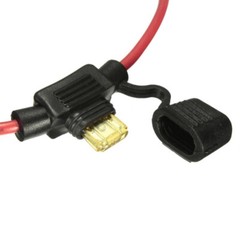 Car Automotive In-Line Mini Blade Fuse Holder 12V 20A + 5/10/15/20/25/30A Fuses