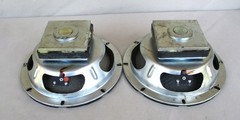 Unbranded Square Magnet 8-Ohm 8″ Woofer Speakers Refoamed Pair Tested
