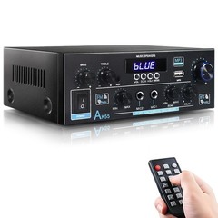 Home Audio Amplifier Bluetooth 5.0 Stereo Receiver Max 450W Power Amplifier AK55