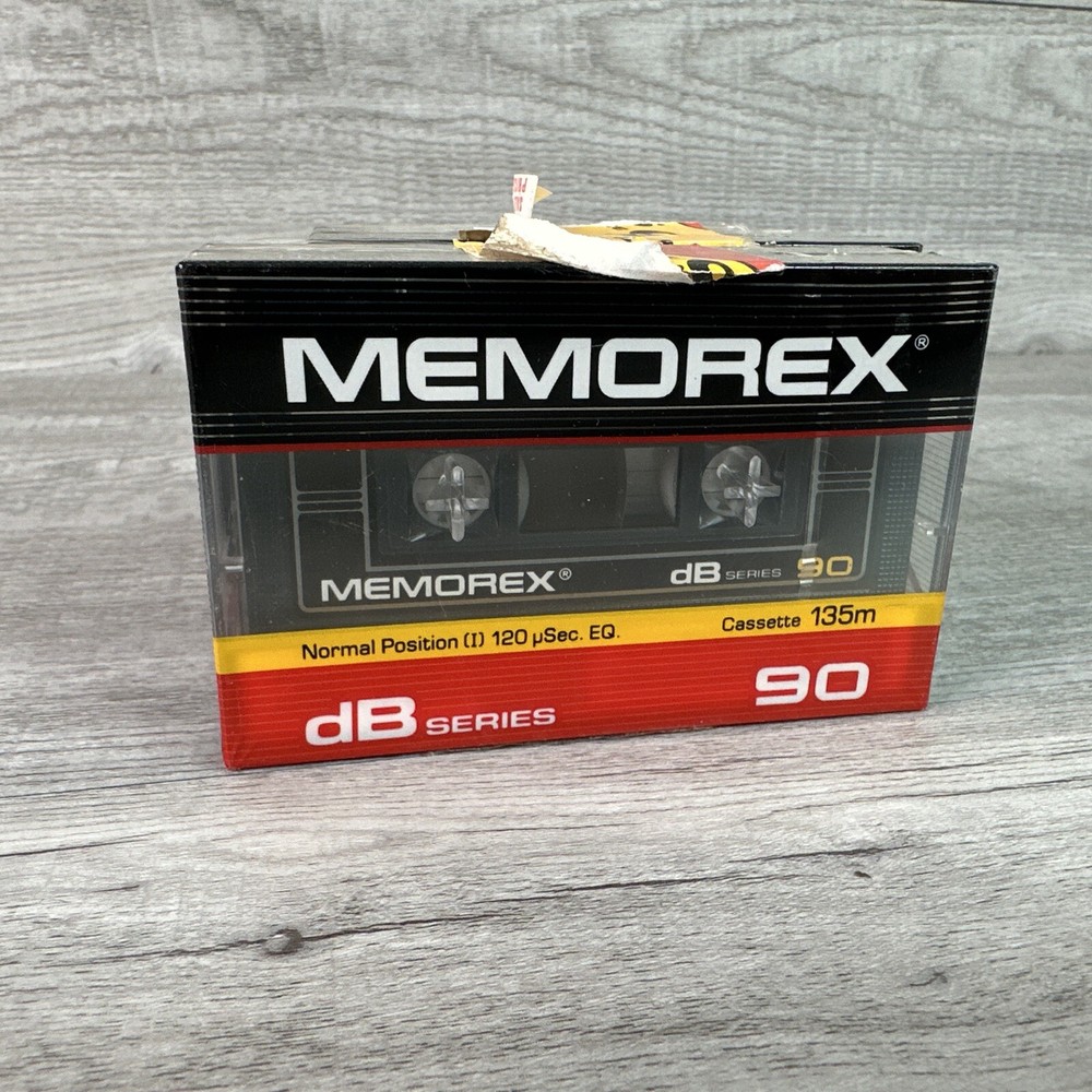 Lot of 4 Memorex 90 dB Series Blank Audio Cassette Tape Factory Sealed