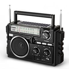 Portable Radio Dual-Antenna AM FM SW Bluetooth USB Rechargeable – Easy to Use